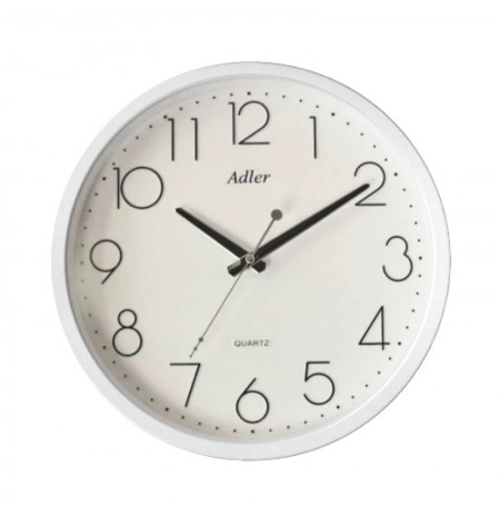 ADLER ADL-PW077 WHITE Sieninis kvarcinis laikrodis