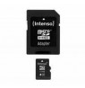 INTENSO MEMORY MICRO SDHC 4GB C10/W/ADAPTER