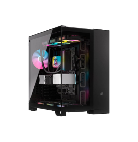 Corsair Dual Chamber PC Case | iCUE LINK 6500X RGB | Black | Mid Tower | Power supply included No | ATX