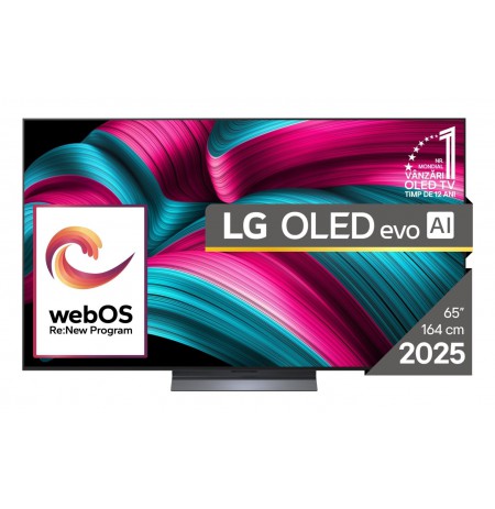 LG OLED evo AI OLED65C51LA TV 165.1 cm (65") 4K Ultra HD Smart TV Wi-Fi Black