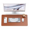 Satechi Premium Desk Mat - vegan leather mat (brow