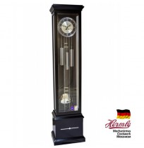 ADLER 10158 BLACK grindinis mechaninis laikrodis su HERMLE mechanizmu