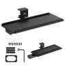 Maclean under-desk keyboard holder, max. load 5kg, adjustable horizontally and vertically, black, MC-108 B