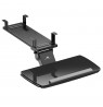 Maclean under-desk keyboard holder, adjustable, max. 5kg, black, MC-156 B
