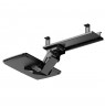 Maclean under-desk keyboard holder, adjustable, max. 5kg, black, MC-156 B