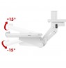 Maclean under-desk keyboard holder, adjustable, max. 5kg, white, MC-156 W