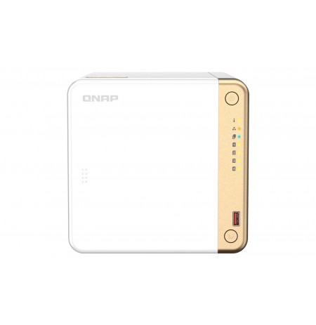 QNAP TS-462-4G NAS/storage server Tower Intel® Celeron® N4505 4 GB DDR4 0 TB QNAP QTS White
