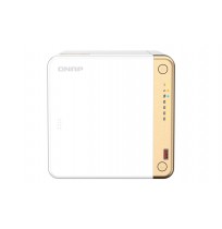 QNAP TS-462-4G NAS/storage server Tower Intel® Celeron® N4505 4 GB DDR4 0 TB QNAP QTS White