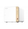 QNAP TS-462-4G NAS/storage server Tower Intel® Celeron® N4505 4 GB DDR4 0 TB QNAP QTS White