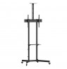 Maclean TV stand / cart, camera shelf, on wheels, 37-70", max load 45kg/5kg shelf, max. VESA 600x400, MC-113 B