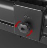 Maclean ceiling mount for two TVs, max load 2x40kg, 34-60", max VESA 600x400, MC-111 B