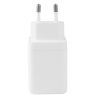 USB GaN sieninis įkroviklis DELTACO, 100 W, 1x USB-A, 2x USB-C, PPS, bendra išvestis 100 W, baltas / USBC-GAN06 / 1903219