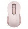 LOGITECH Signature M650 L Mouse large size optical 5 buttons wireless Bluetooth 2.4 GHz Bolt USB receiver rose