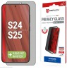 Samsung Galaxy S24/S25 Full Cover 3D Privacy Glass By Displex Black