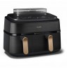 Philips 5000 series NA552/00 fryer Double 9 L Stand-alone 2750 W Hot air fryer Black
