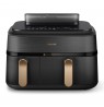 Philips 5000 series NA552/00 fryer Double 9 L Stand-alone 2750 W Hot air fryer Black