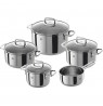 Set of 5 Zwilling Quadro pots
