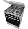 Gorenje GKS6C71XF Freestanding cooker with oven Silver