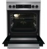 Gorenje GKS6C71XF Freestanding cooker with oven Silver