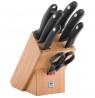 Set of 5 knives in a Zwilling Style block