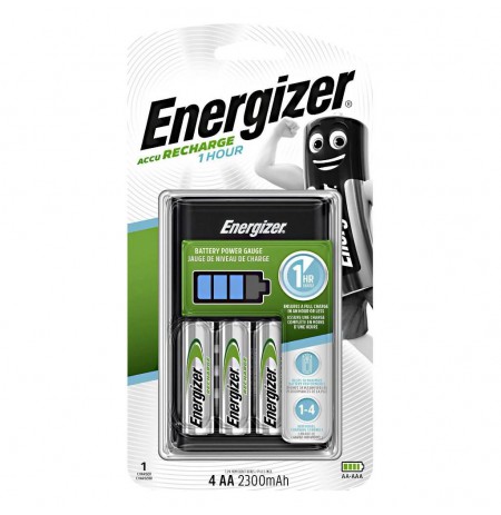 Energizer Ni-MH Battery Charger 1 hour + 4 x R6/AA 2300 mAh