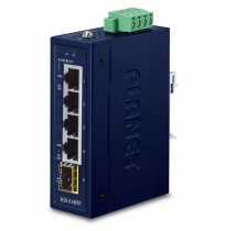 PLANET Industrial 4-Port GE Switch + Port 100/1000X SFP