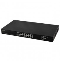 PULSAR SF116 16-PORT POE SWITCH (16xPoE + 2xUPLINK/2xSFP UPLINK)