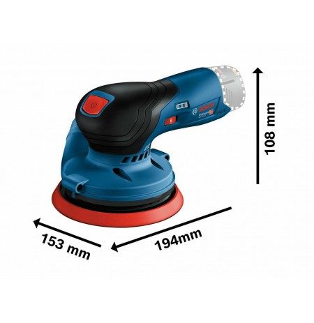 BOSCH. RANDOM ORBITAL SANDER 125mm GEX 12V-125 SOLO