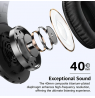 Tozo H100 Bluetooth Over-Ear Headphones Black