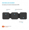 Fixed | Wireless Foldable Charger 3in1 Flex for Samsung | FIXFLE-SA-BK