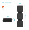 Fixed | Wireless Foldable Charger 3in1 Flex for Samsung | FIXFLE-SA-BK