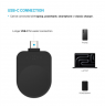 Fixed USB-C Charging Adapter for Samsung Galaxy Watch compatible with Powerstation Uni | Black