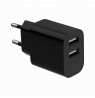 Gembird TA-UC-2A12-01-BK mobile device charger Universal White AC Indoor
