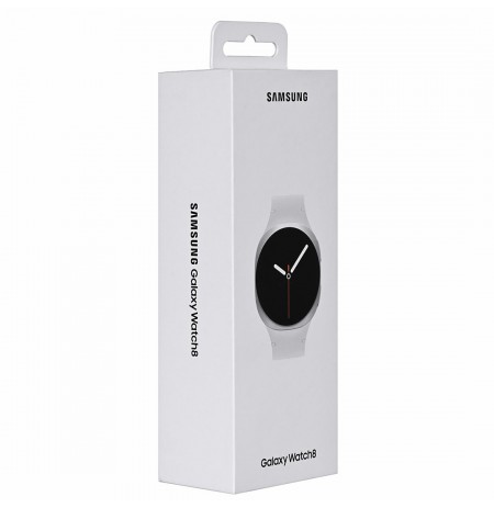 Samsung Galaxy Watch 8 3.81 cm (1.5") AMOLED 44 mm Digital 480 x 480 pixels Touchscreen Silver Wi-Fi GPS (satellite)