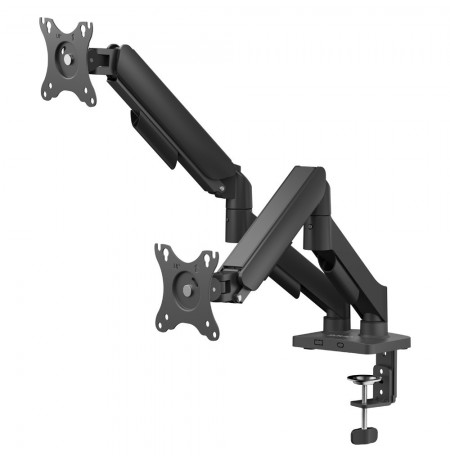 Savio UM-04 Dual Spring Monitor Desk Mount 17″–32″
