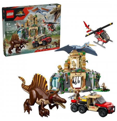 LEGO JURASSIC WORLD 76976 Spinosaurus & Quetzalcoatlus Air Mission