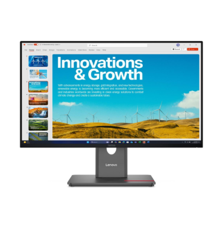 Lenovo ThinkVision P24QD-40 | 23.8 " | IPS | 16:9 | 120 Hz | 6 ms | 2560 x 1440 pixels | 300 cd