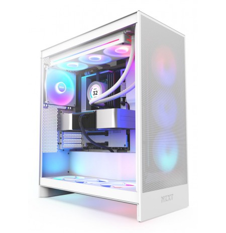 NZXT H7 Flow RGB Midi Tower White