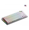 Glorious GMMK 3 Pro Wireless 75% Custom Gaming Keyboard - Pre-Built, ANSI (US), Fox Switches, Silver
