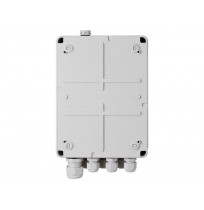 6-port S64H switch with power supply for 4 IP cameras in hermetic housing