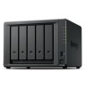NAS Synology DS1525+, Tower, 5x 2.5"/3.5" SATA + 2x M.2 2280 NVMe SSD, AMD Ryzen V1500B, 8GB DDR4 (max.32GB), 2x 2.5GbE RJ-45,