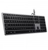 Satechi Slim W3 Keyboard USB-C with numpad (gray)
