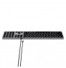 Satechi Slim W3 Keyboard USB-C with numpad (gray)