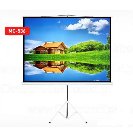 Screen Maclean MC-680 (wall, manual expandable, 1:1, 112,0")