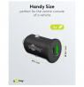 Goobay 61739 Dual-USB Car Fast Charger USB-C PD, 45 W