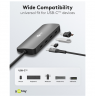 Goobay 76565 Slim 4-Port USB-Hub, USB-C™ auf USB-C™, 10 Gbit/s, Grey