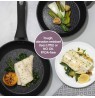 Salter BW08773 Geo Hex 3-Piece Fry Pan Set - 20/24/28cm