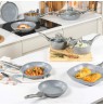 Salter BW02986G1EU7 Marblestone 3-Piece Saucepan Set - 16/18/20cm