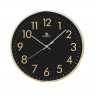 PERFECT Sieninis kvarcinis laikrodis AN140074 GOLD/BLACK