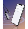 Ugreen CM309 Bluetooth 5.0 Audio Receiver USB Cable Audio Adapter AUX Jack Black